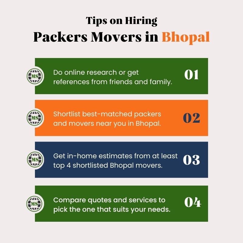 Bhopal movers hiring guide