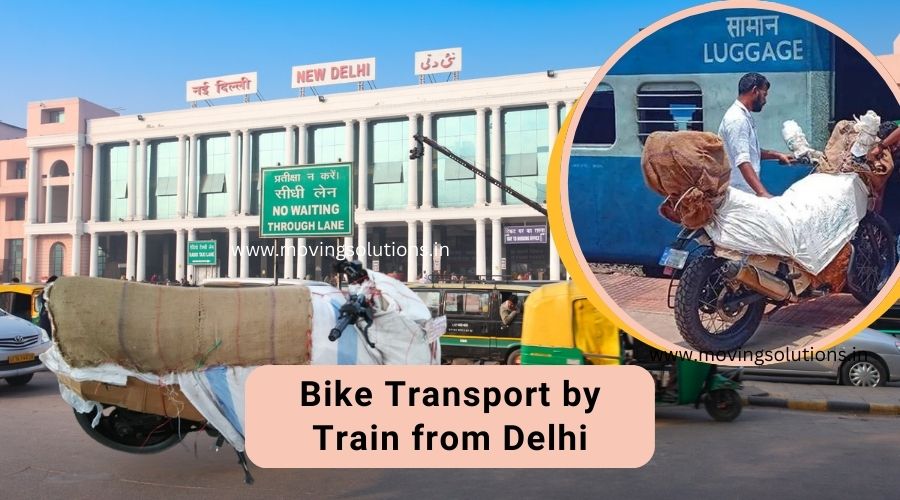 Bike transport by train from Delhi
