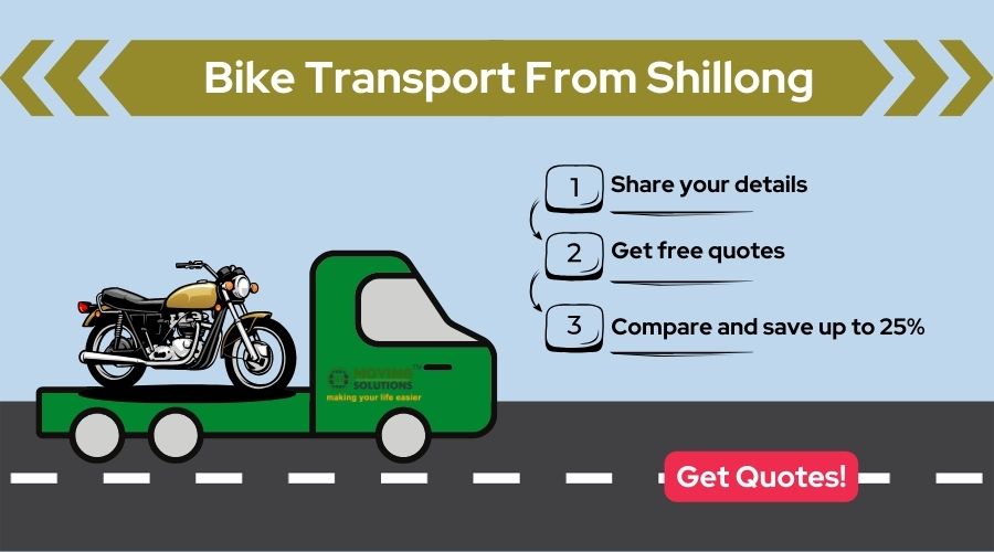 Bike transport in Shillong