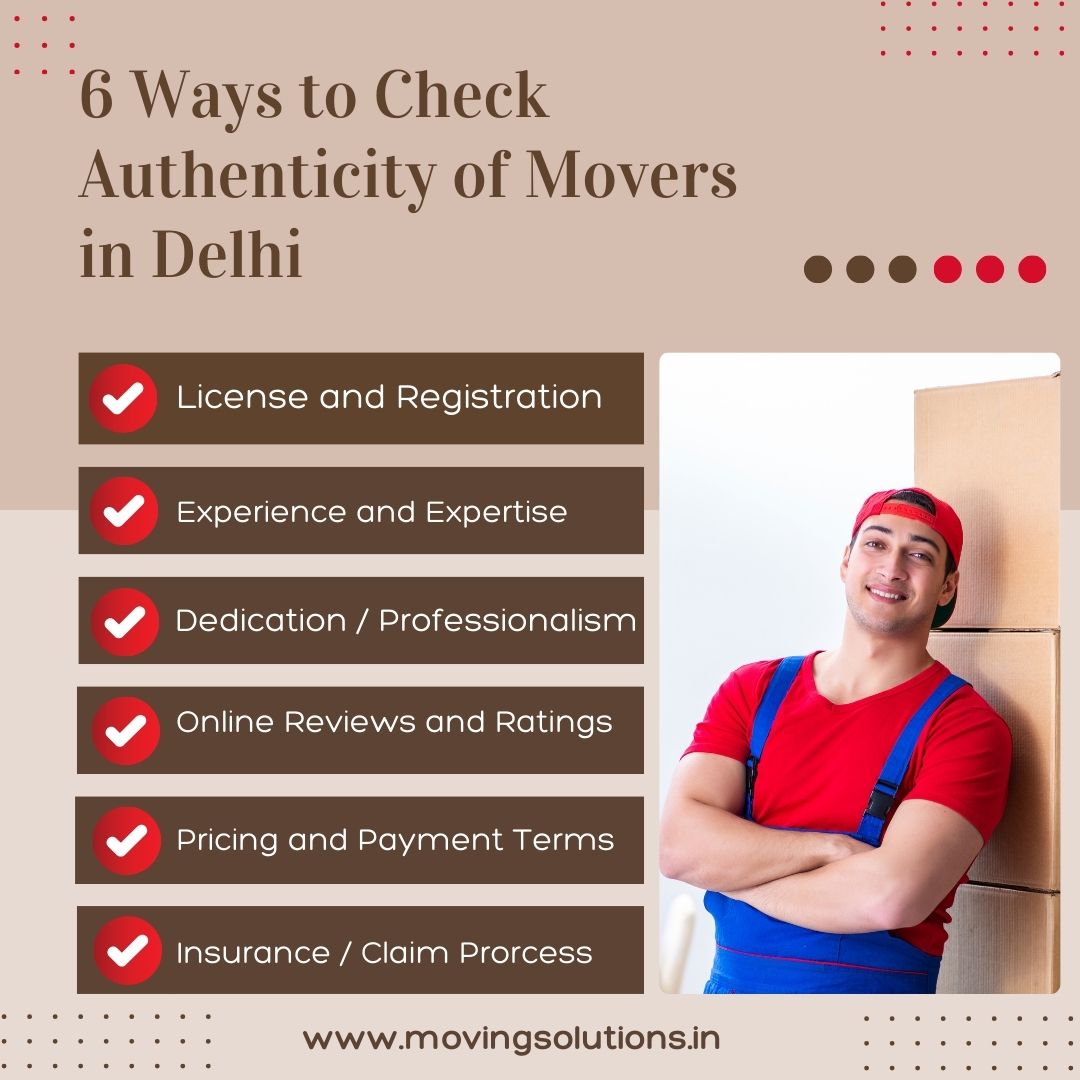 How to check authenticity of movers in Delhi