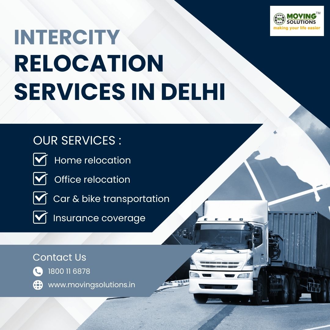 Intercity relocation services Delhi