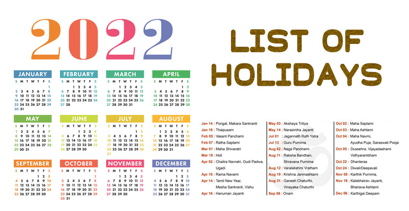 list-of-holidays-india