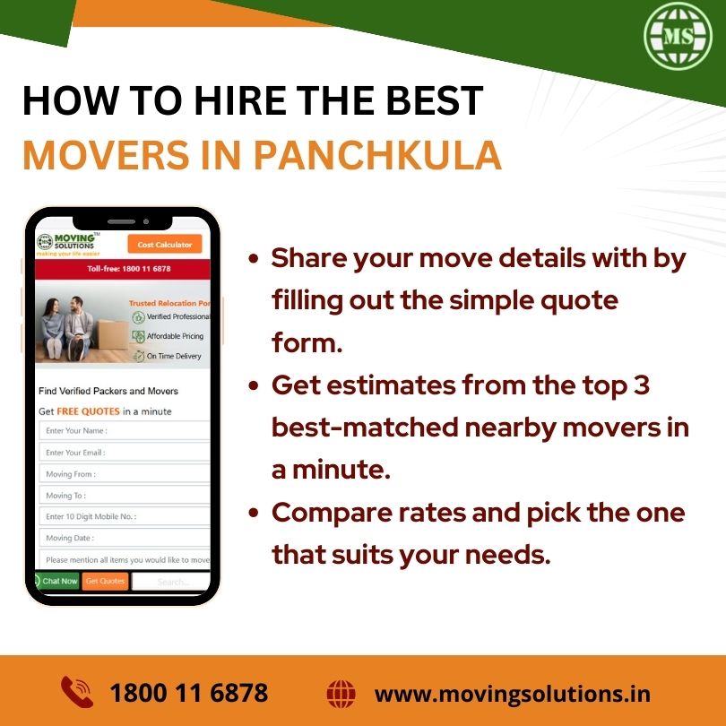 Packers movers Panchkula hiring guide