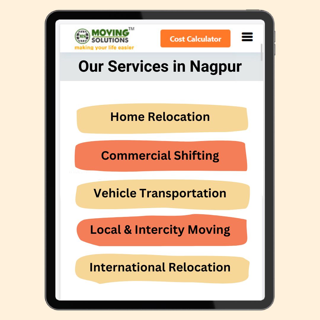 Packers movers services in Nagpur