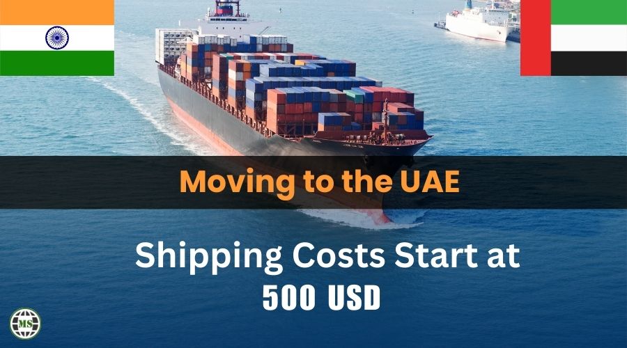 Shipping Costs from India to UAE